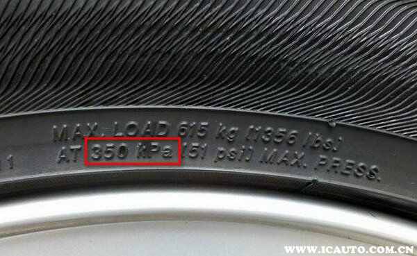 汽车胎压psi多少正常？轮胎上气压标识怎么看