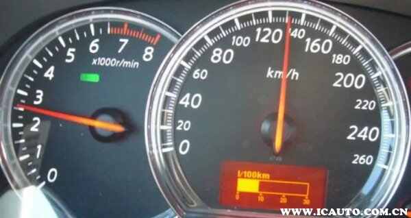 汽车转速是什么意思？转速表和时速表对应图解