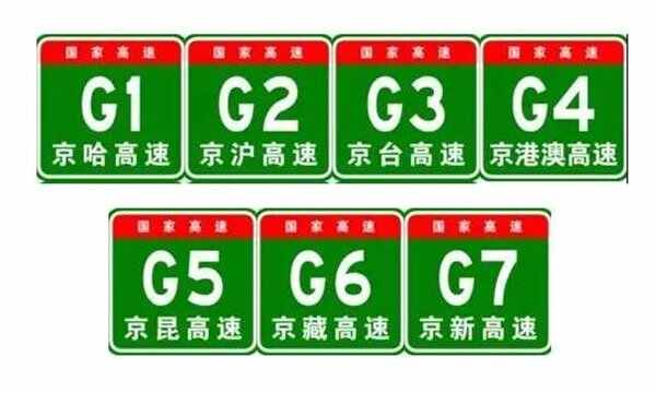 高速g1g2g3g4g5g6g7g8是哪条？为什么没有g8高速公路