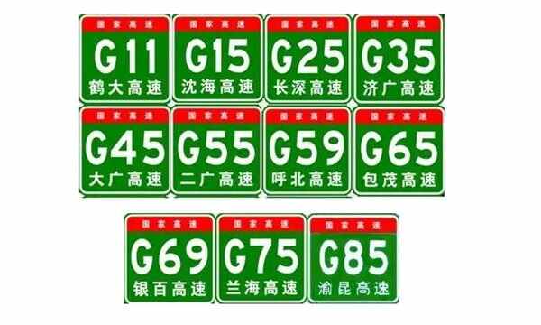 中国高速公路编号大全，全国高速公路编号一览表
