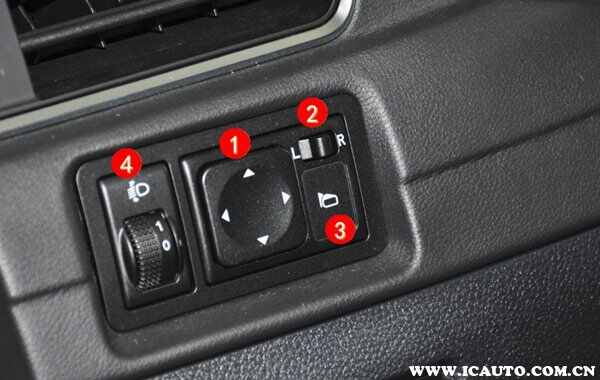 东风风行景逸S50中控按钮图解，景逸S50车内按键功能说明